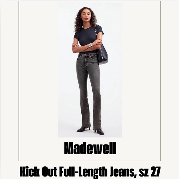Madewell Kick Out Full-Length Jeans brand new with tags - Picture 1 of 3